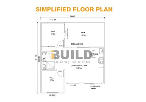 Kit Homes Mudgee Simplified Floor Plan IBuild Building Solutions