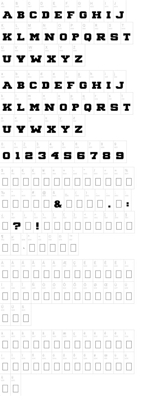 Big Ten Block Font | dafont.com