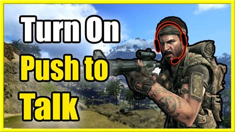 How To Turn On Mic Push To Talk In Cod Warzone Fast Tutorial Youtube