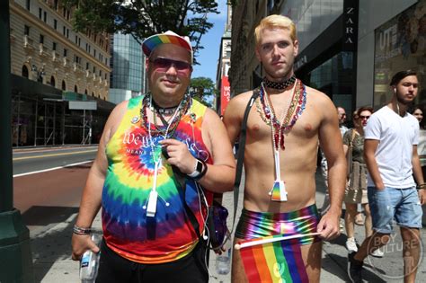 Flaming Hot The Sexy Guys Of Nyc S Lgbt Pride March Boy Culture