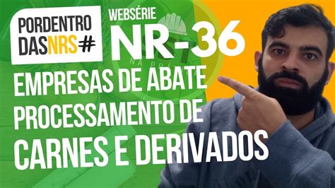 Nr Seguran A E Sa De No Trabalho Em Empresas De Abate E