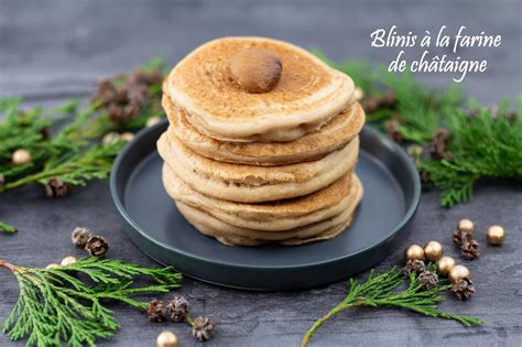 Blinis à la farine de châtaigne