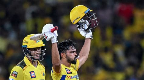 CSK Vs LSG Live Score IPL 2024 Dhoni Finishes Off In Style Ruturaj