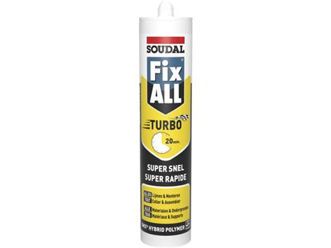 Soudal Fix All Turbo Montagelijm 290ml Wit Hubo