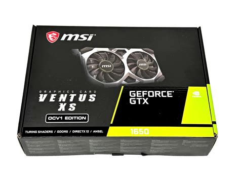 Grafick Karta Msi Geforce Gtx Ventus Xs G Oc Gb Gddr Aukro