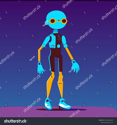 Cute Female Alien Characters Vector Illustration Stock Vector (Royalty ...