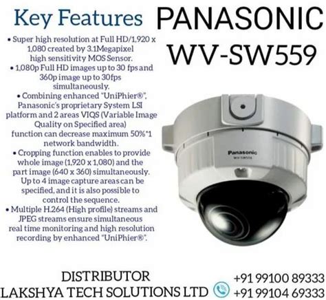 Panasonic CCTV PANASONIC CCTV WV SFN311 Distributor Channel Partner