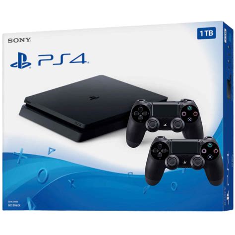 Playstation 4 Slim HD 1TB 2 Controles Black Games