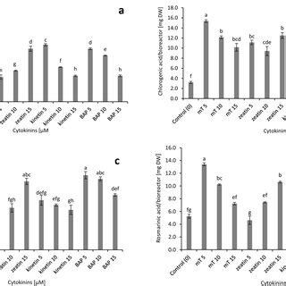 Effect Of Different Cytokinins On Phenolic Acids Biosynthesis In In