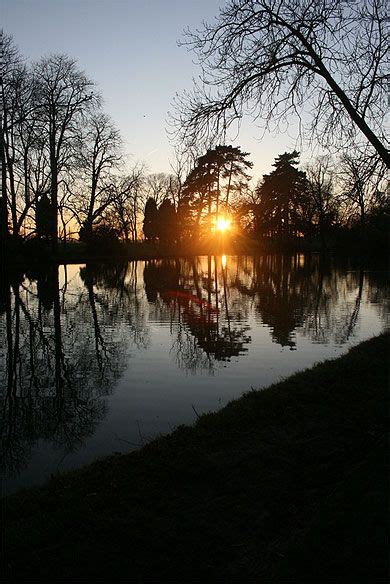 Le Lac De Gravelle En D But De Soir E Paris Bois De Vincennes