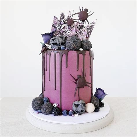 Purple Drip Cake