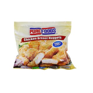 PUREFOODS CRISP N JUICY CHICKEN BREAST NUGGETS 200G SRS Sulit