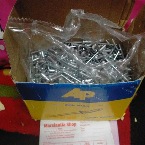 Jual Termurah Paku Rivet Ap Mm X Mm Harga Kg Paku Tembak Rifet