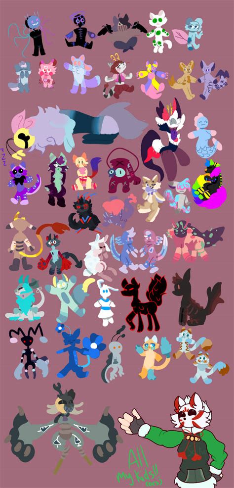 All My Ocs By Saikodoesstuff On Deviantart