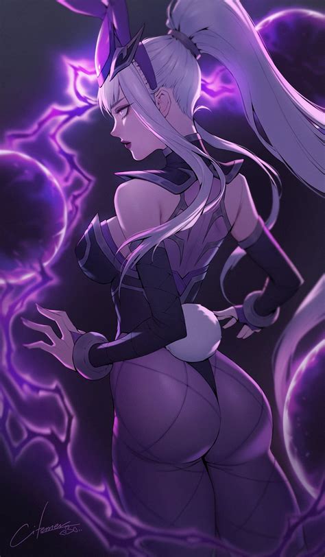 Bunny Girl Syndra From Behind Citemer League Of Hentai