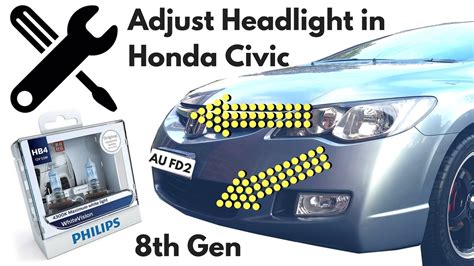 How To Change Honda Civic Headlight