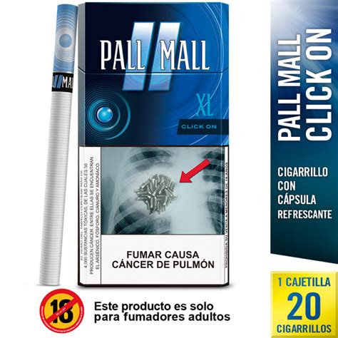 Pall Mall Cigarrillo Click On Blue Xl Rappi