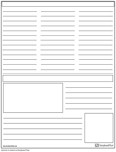 Novinový Storyboard par sk examples