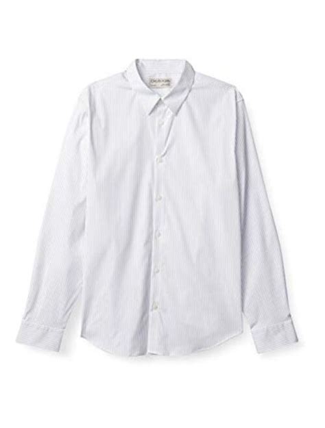 Buy Calvin Klein Mens Move 365 Long Sleeve Quick Dry Button Down Shirt