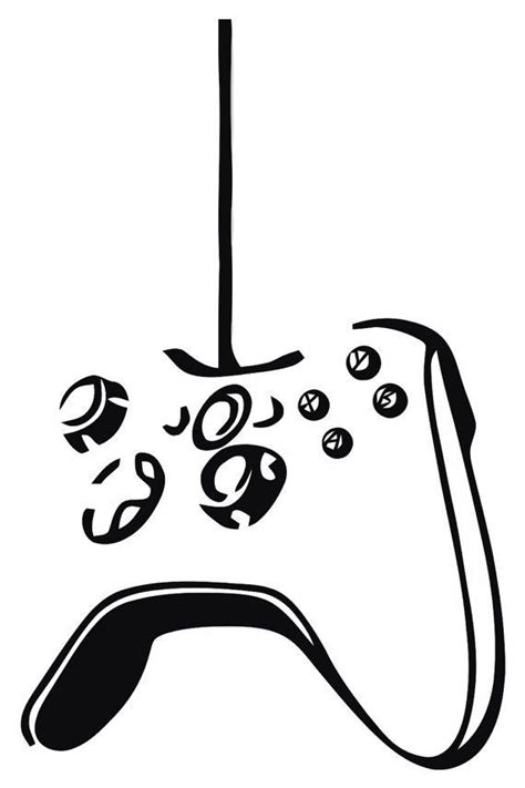 Xbox One Controller Silhouette At Getdrawings Free Download