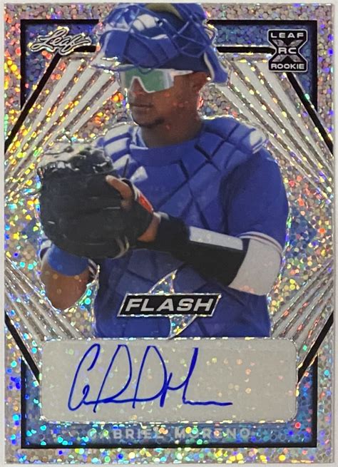 Gabriel Moreno Autographed 2021 Leaf Flash Arizona Diamondbacks