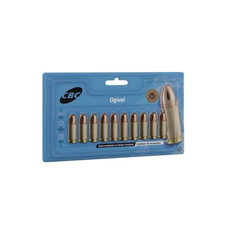 Munição CBC CAL 6 35 25AUTO ETOG 50GR Blister C 10UN na Pesca Cia Armas