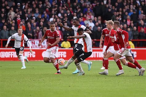 Lutons Ogbene Adebayo Strike To Force Nottingham Forest To Draw