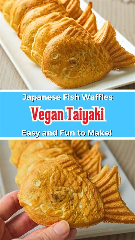 Taiyaki, Vegan Fish Waffles - Dakota Ovdan | Receita em 2024 | Receitas