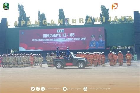 Pj Bupati Magetan Hadiri Upacara Peringatan HUT Ke 105 Pemadam