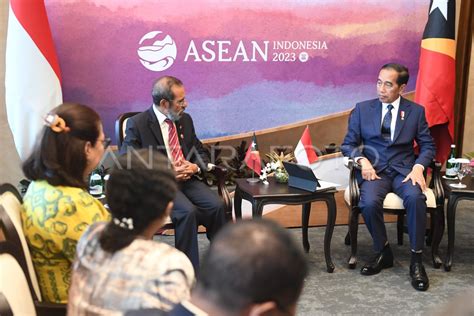 Bilateral Indonesia Dengan Timor Leste Antara Foto