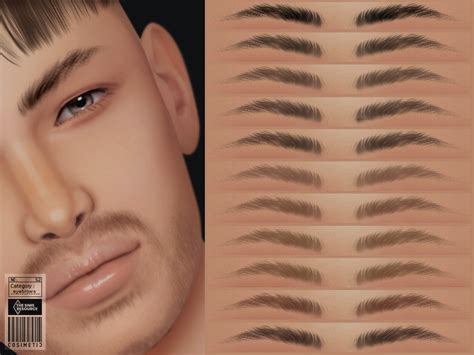 The Sims Resource Eyebrows N52 Sims 4 Cc Makeup The Sims 4 Skin Sims 4 Cc Eyes