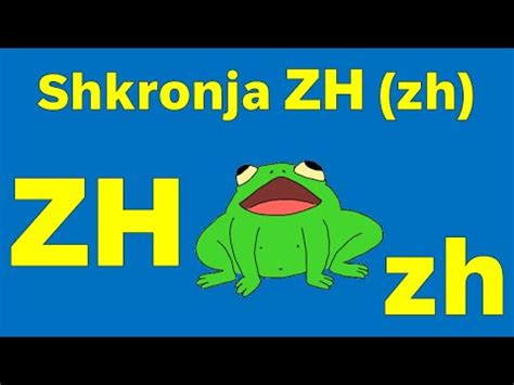 Shkronja ZH Fjale Qe Fillojne Me Shkronjen Zh Zh 3D Animation