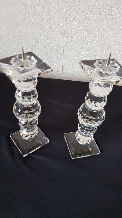 Swarovski Set Of Candleholder Pin Catawiki