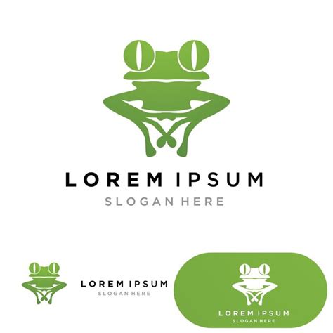 Premium Vector Frog Green Logo And Symbol Vector