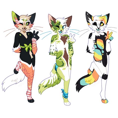 Anthro Cats Closed By Blushthief On Deviantart