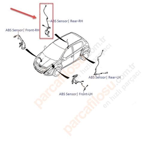 919201J100 Arka Sağ Abs Kablosu ORJINAL Yedek Parça Fiyatı