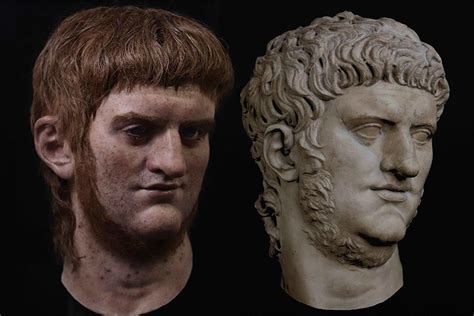 The Roman emperor Nero, colorized. Known as one of Rome's most infamous ...