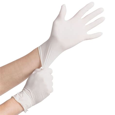 Noble Products Small Powder Free Disposable Latex Gloves For Foodservice