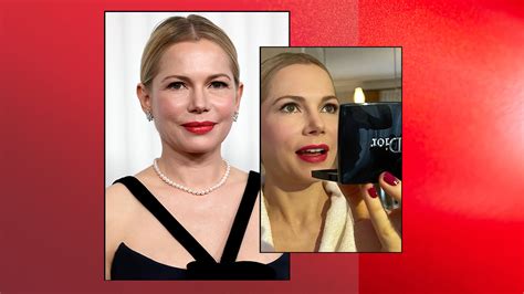 Michelle Williams Red Lipstick From The SAG Awards Is Giving Chic