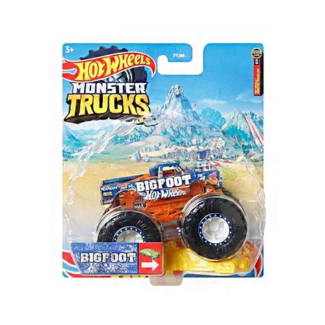 Amazon Hot Wheels HW Monster Trucks Bigfoot Crash Legends 1 64 Scale Toys Games