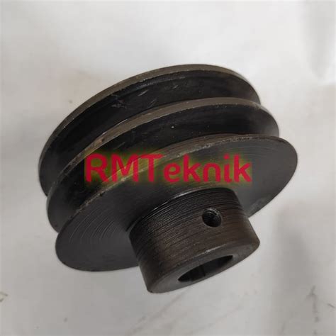 Jual Pulley Puli B2 4 Inch As 20 Mm Pully Besi Cor Di Lapak Fk