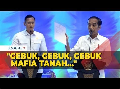 Di Depan Jokowi Ahy Pamer Program Gebuk Mafia Kami Berhasil Ungkap