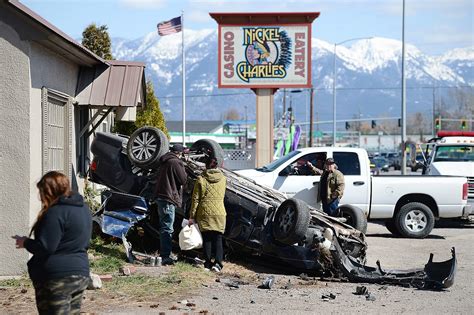 Man Cited For Careless Driving In Evergreen Wreck Daily Inter Lake