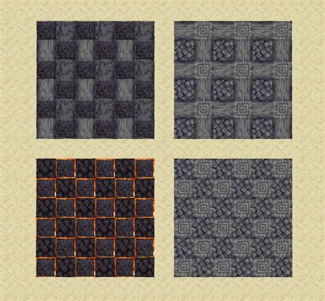 Minecraft Stone Floor Patterns - The Floors