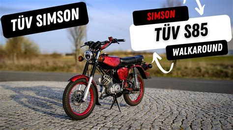 TÜV Simson S85 Projekt Alle Details Verbesserungen Beste Simson