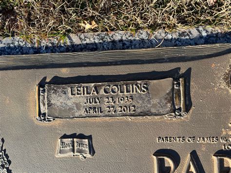 Leila Mae Collins Parsons (1935-2012) - Find a Grave Memorial
