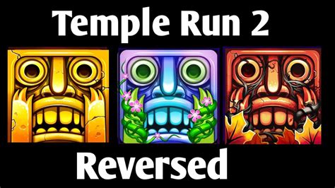 Temple Run Reversed Gameplay Temple Run Lost Jungle Vs Frozen