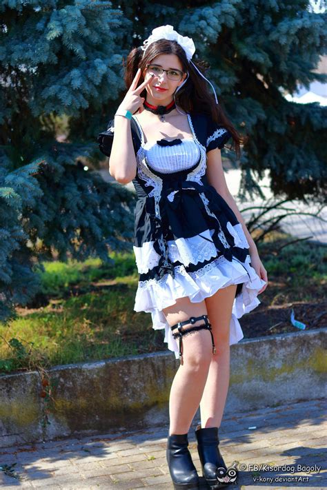 Maid Glasses Girl 2 By V Kony On Deviantart