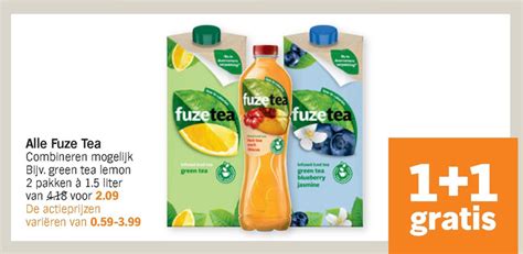 Fuze Tea Ice Tea Folder Aanbieding Bij Albert Heijn Details