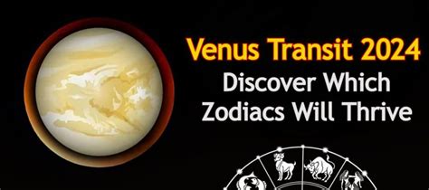 Venus Transit 2024: This Movement Brings Success To These Zodiacs